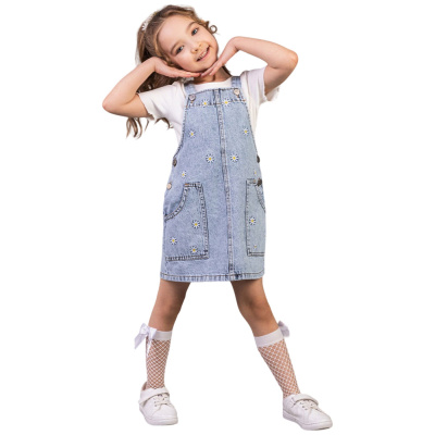 Джинсовый сарафан DMB 0272 голубой 01